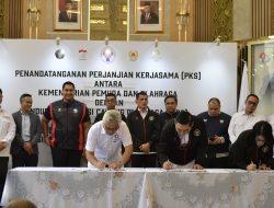 Menpora Dito Saksikan Penandatanganan Perjanjian Kerjasama Antara Kemenpora Dengan Induk Organinsasi Cabang Olahraga
