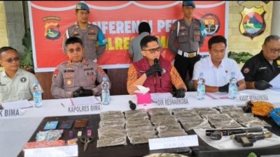 Polres Bima Ungkap Kasus Ganja di Desa Lido