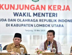 Lombok Utara Kembangkan Sport Tourism dan Kepemudaan, Wamenpora Diminta Beri Arahan