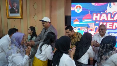 Menpora dan Wamenpora Hadiri Halalbihalal Kemenpora 2025