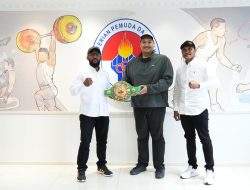 Petinju Papua Geisler AP Targetkan Gelar Dunia Usai Raih Sabuk WBC Asia