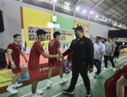 Hadiri Simulasi Pelatnas, Menpora Dito Targetkan Prestasi di Piala Sudirman 2025