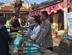 Polres Lombok Tengah Gelar Pasar Murah, Tekan Inflasi dan Ringankan Beban Warga